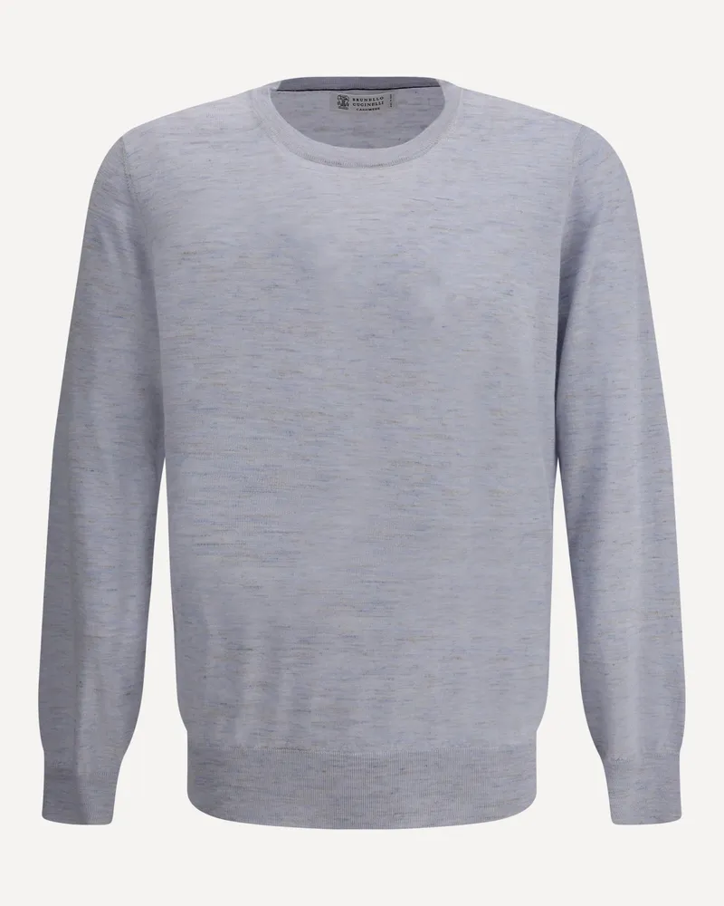 Brunello Cucinelli Cashmere and silk Sweater Male Light