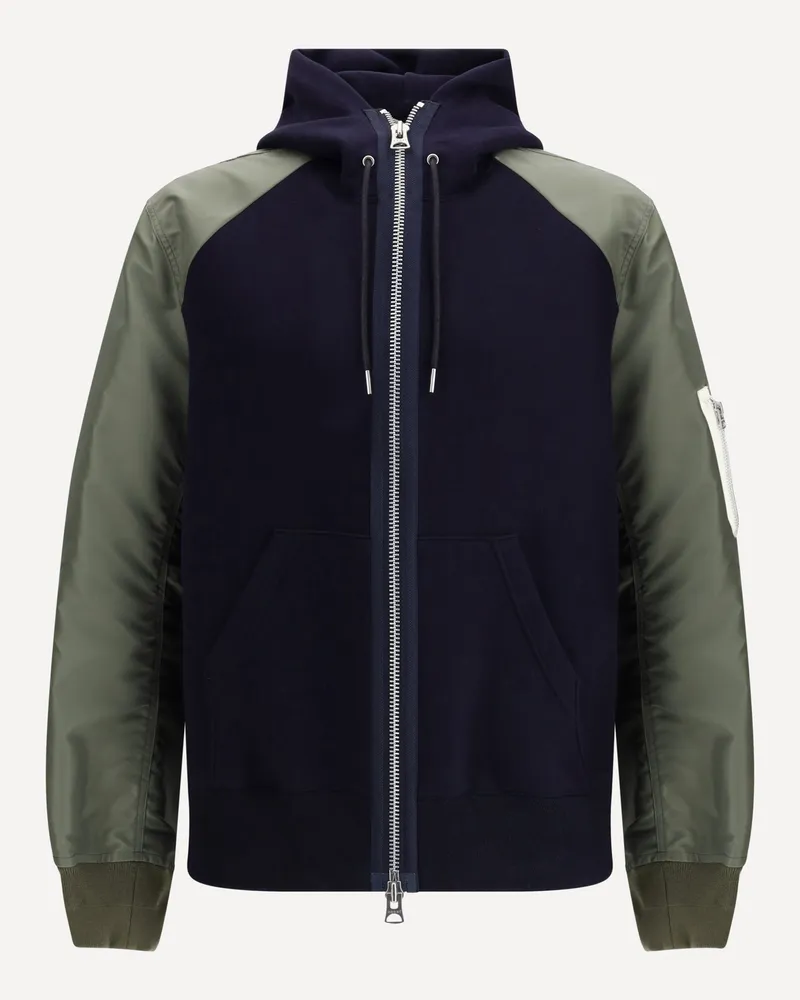 Sacai Sponge Sweat Hoodie Male Multicolour