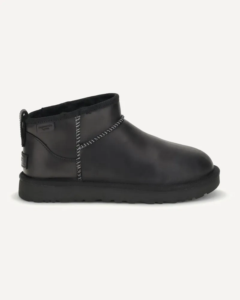 UGG Classic Ultra Mini Ankle Boots Female Black