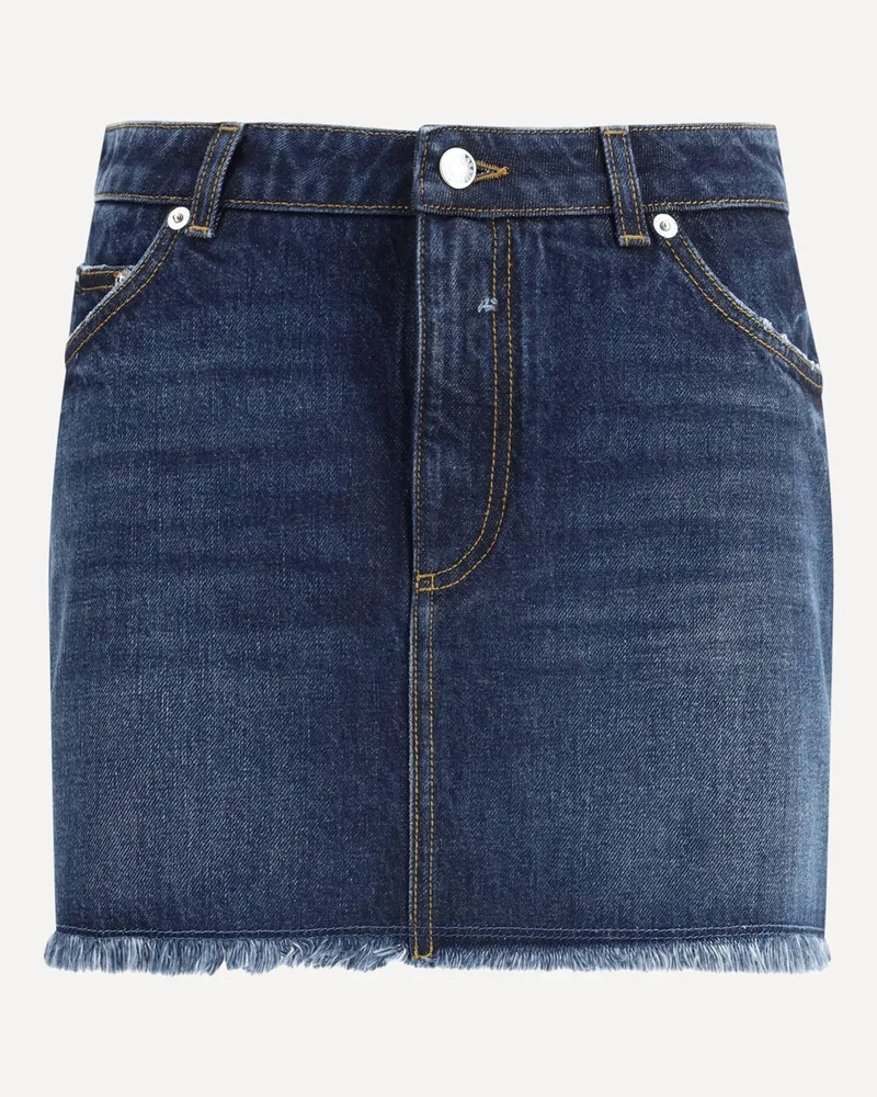Dolce & Gabbana Denim Miniskirt Female Blue