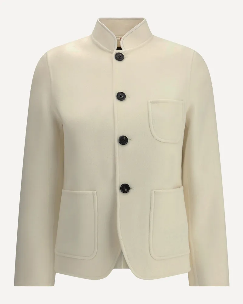 Loro Piana Mini Spagna Jacket in Cashmere Female White