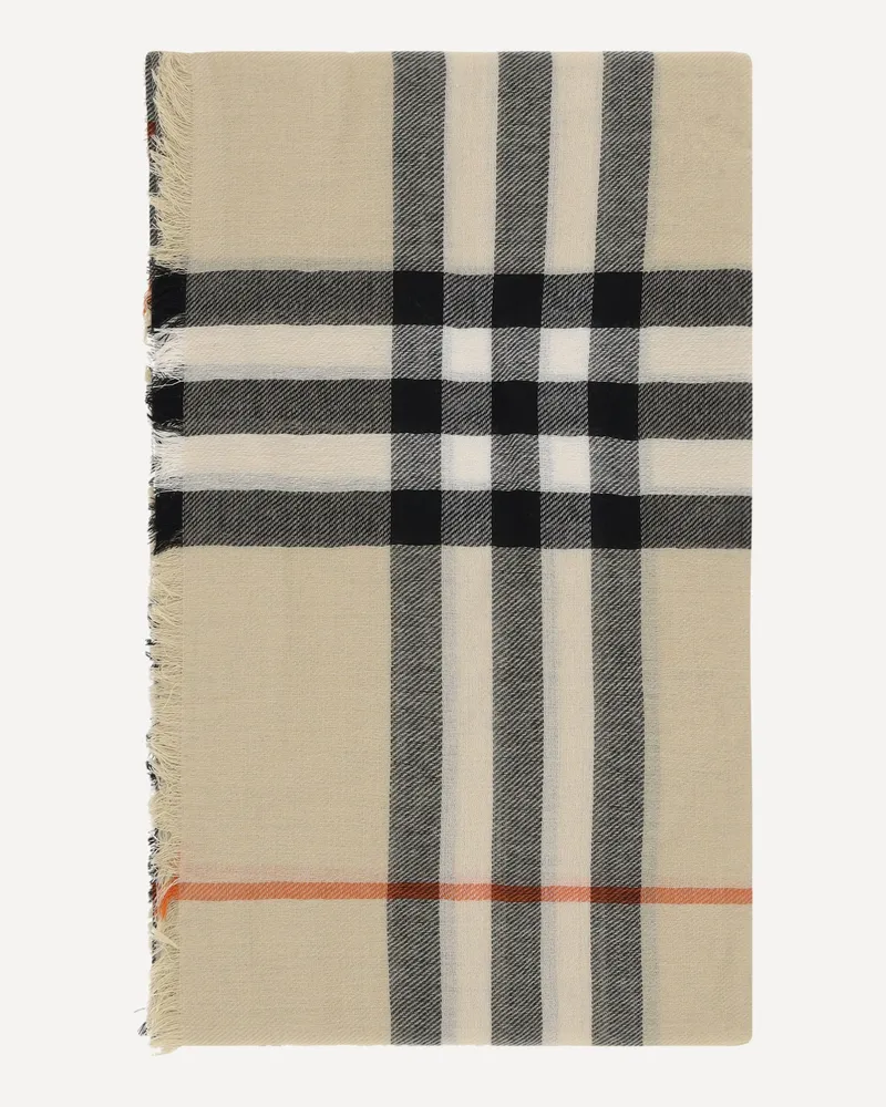 Burberry Archivio Check Scarf Male Beige