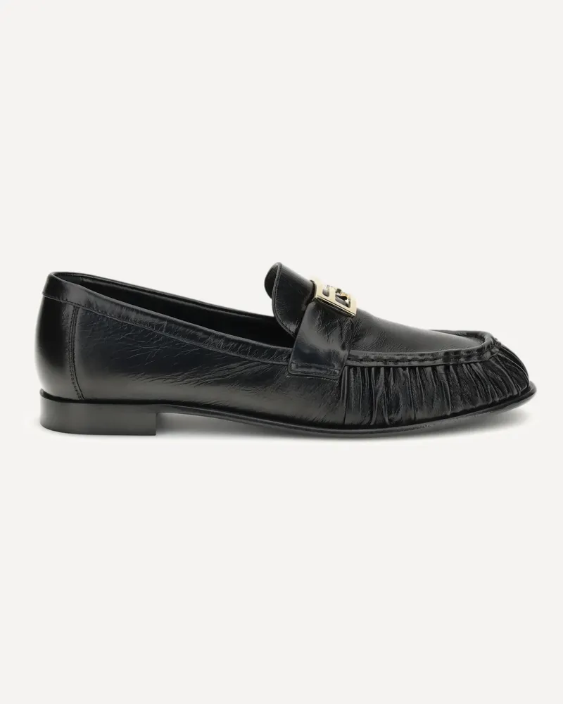 Fendi Nappa Baguette Loafers Female Black