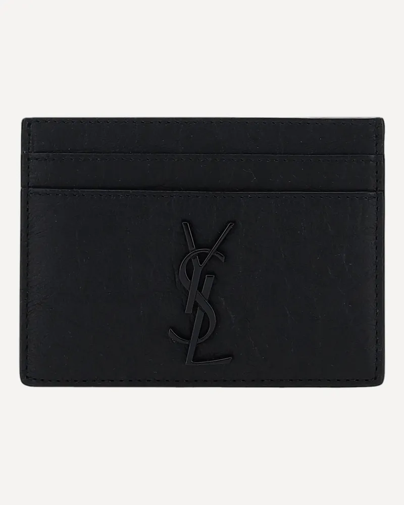 Saint Laurent YSL Card Holder Male Black