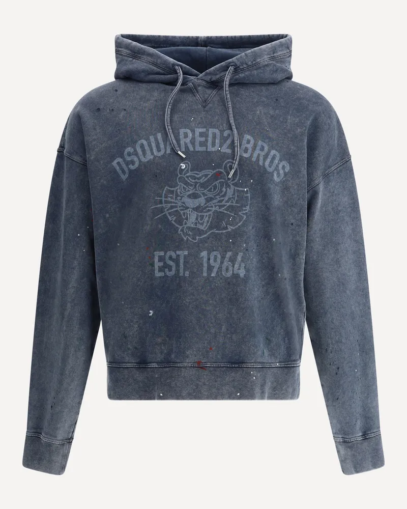 Dsquared2 Cypro Hoodie Male Blue