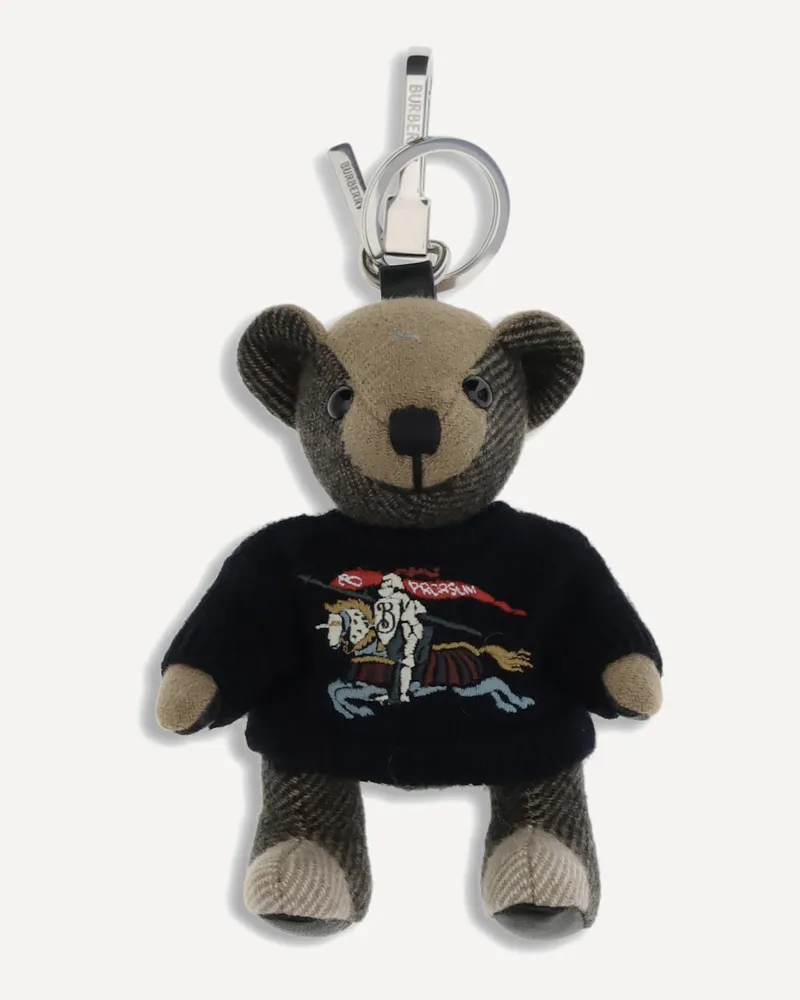 Burberry Teddy Bear Keychain Male Multicolour