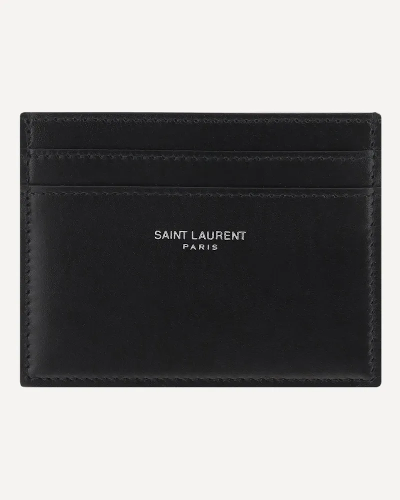 Saint Laurent Card Holder Male Black
