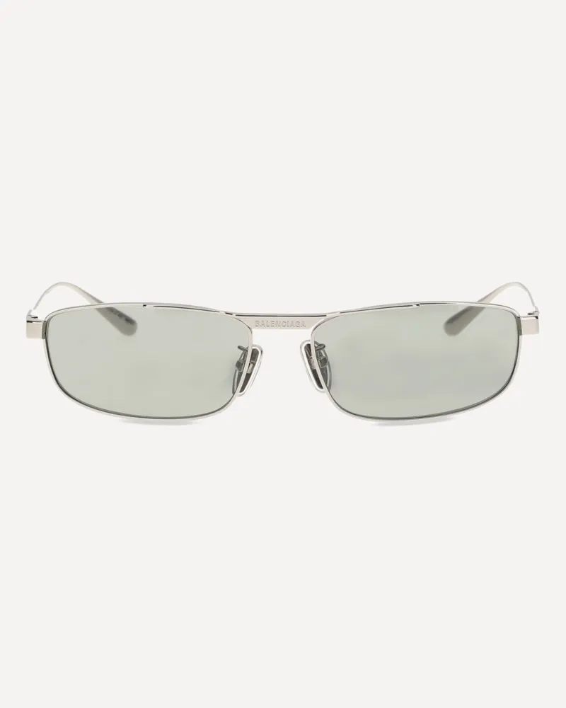 Balenciaga Rectangular Sunglasses Female Silver