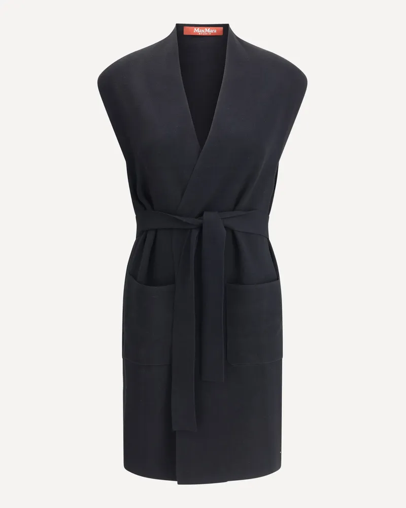 Max Mara Abete long Vest Female Black