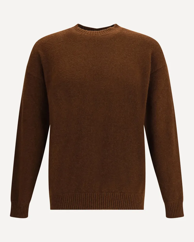 Laneus Cashmere Sweater Male Brown