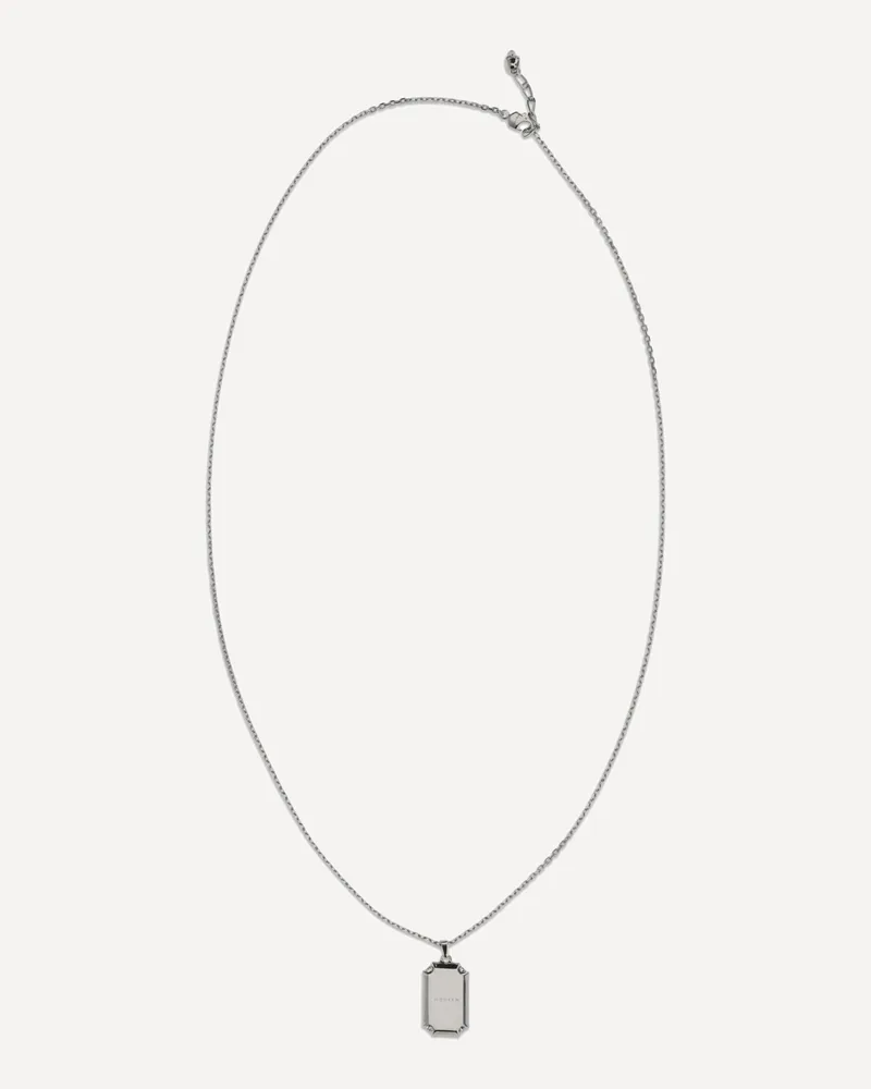 Alexander McQueen Pendant Necklace Male Silver