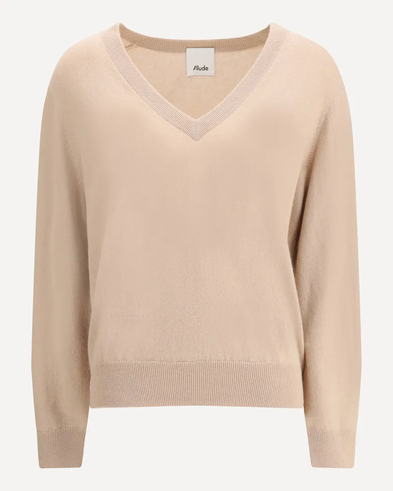 ALLUDE Cashmere Sweater Female Beige