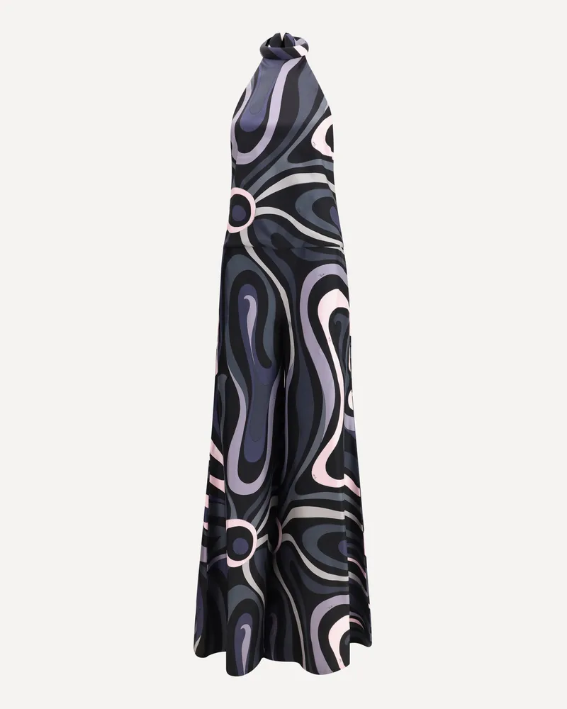 Emilio Pucci Silk long Jumpsuit Female Multicolour