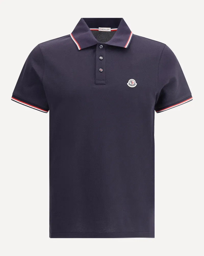 Moncler Polo shirt Male Blue