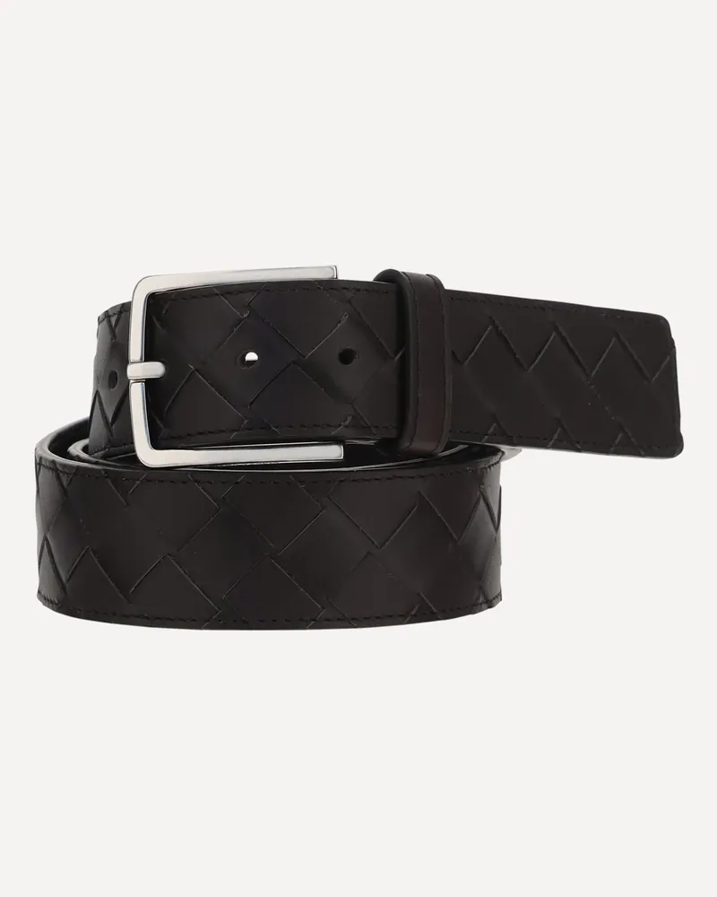 Bottega Veneta Leather Belt Male Brown