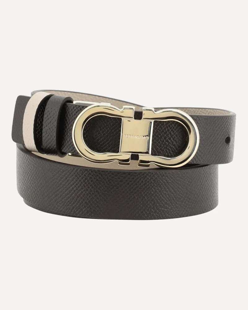 Ferragamo Leather Belt Female Brown