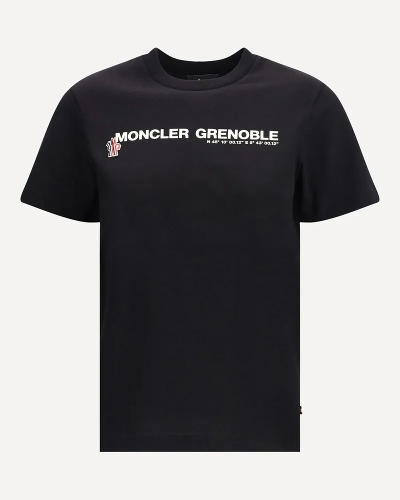 Moncler Contrasting logo T-shirt Female Black