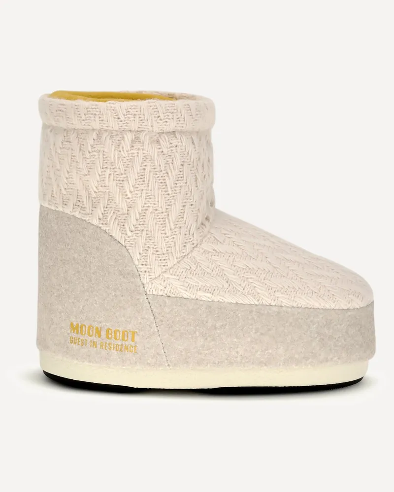 Moon Boot Moon Boot X Guest in Residence Icon Low wool Boots Female White