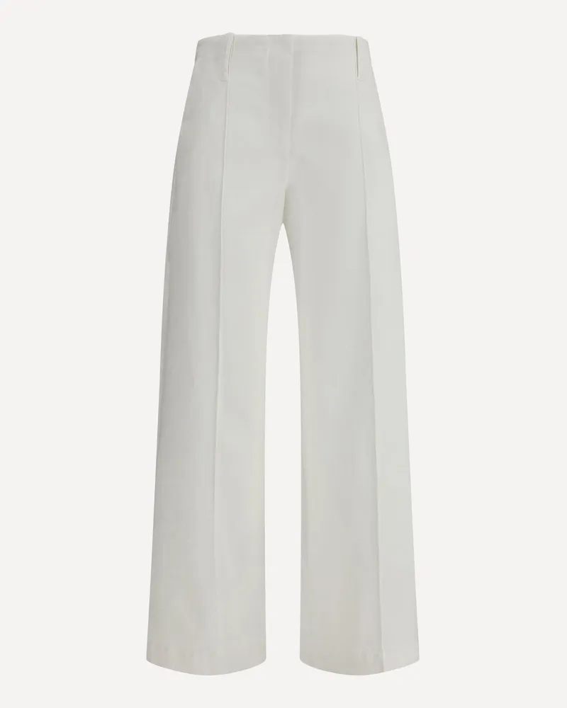Brunello Cucinelli Sartorial Flared Pants Female White