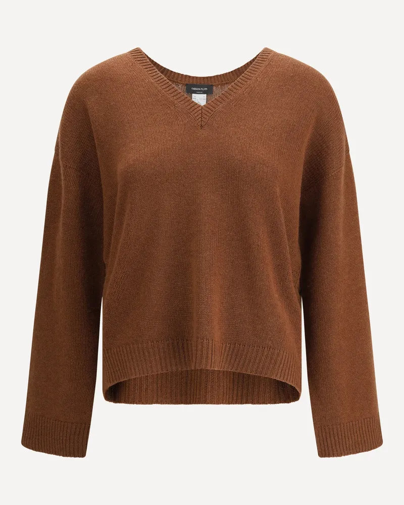 Fabiana Filippi Cashmere Sweater Female Brown