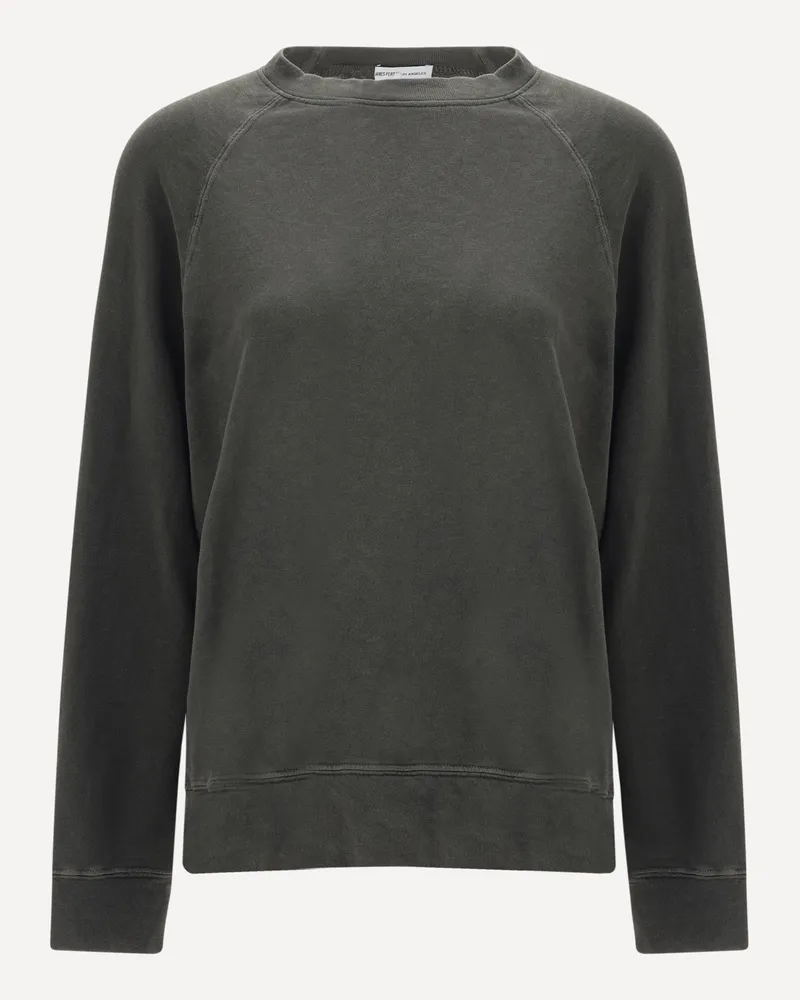 James Perse Cotton Long Sleeve Jersey Female Grey