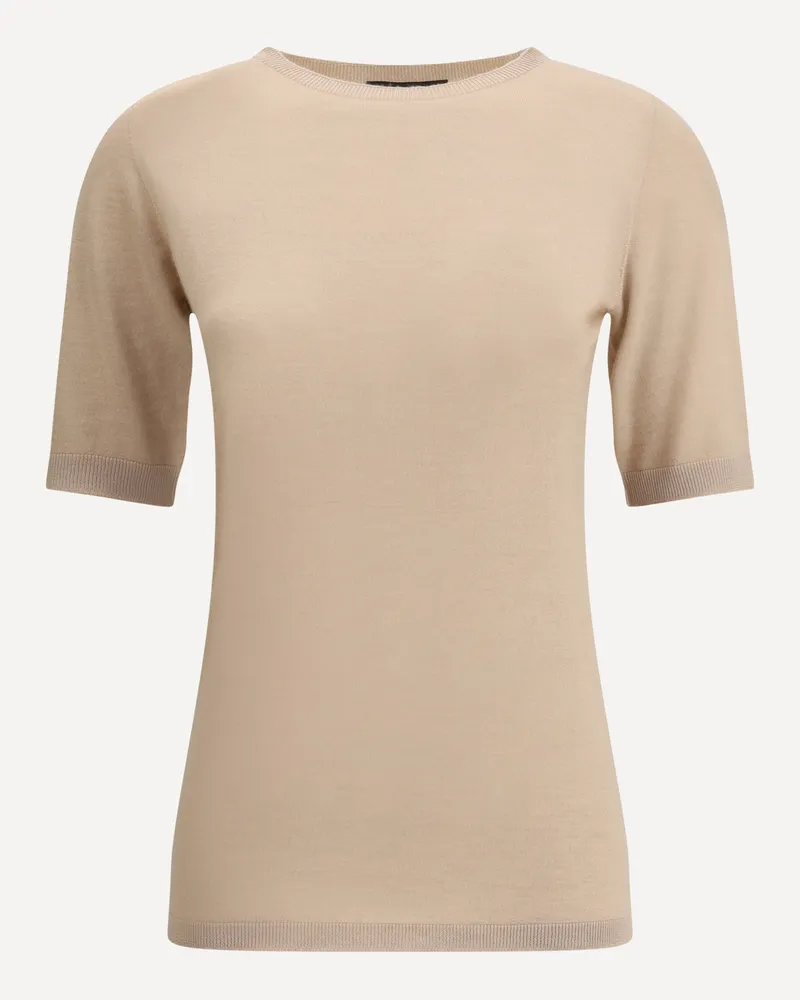 Fabiana Filippi Long sleeve cashmere Sweater Female Beige