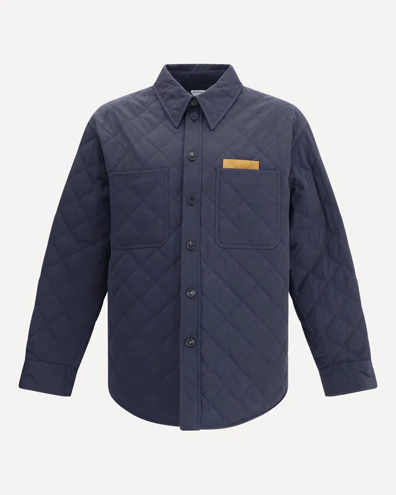 Bottega Veneta Quilted cotton Jacket Male Blue