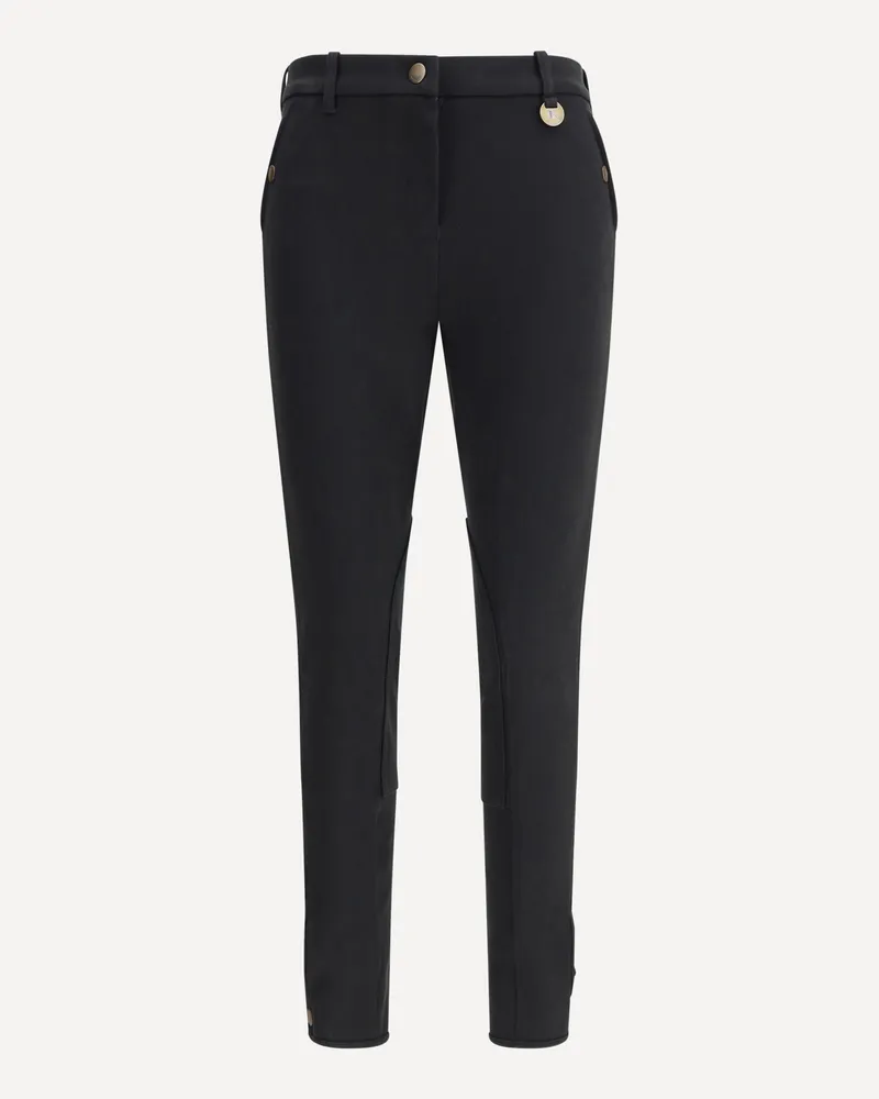 Burberry Cotton Jodhpur Trousers Female Black