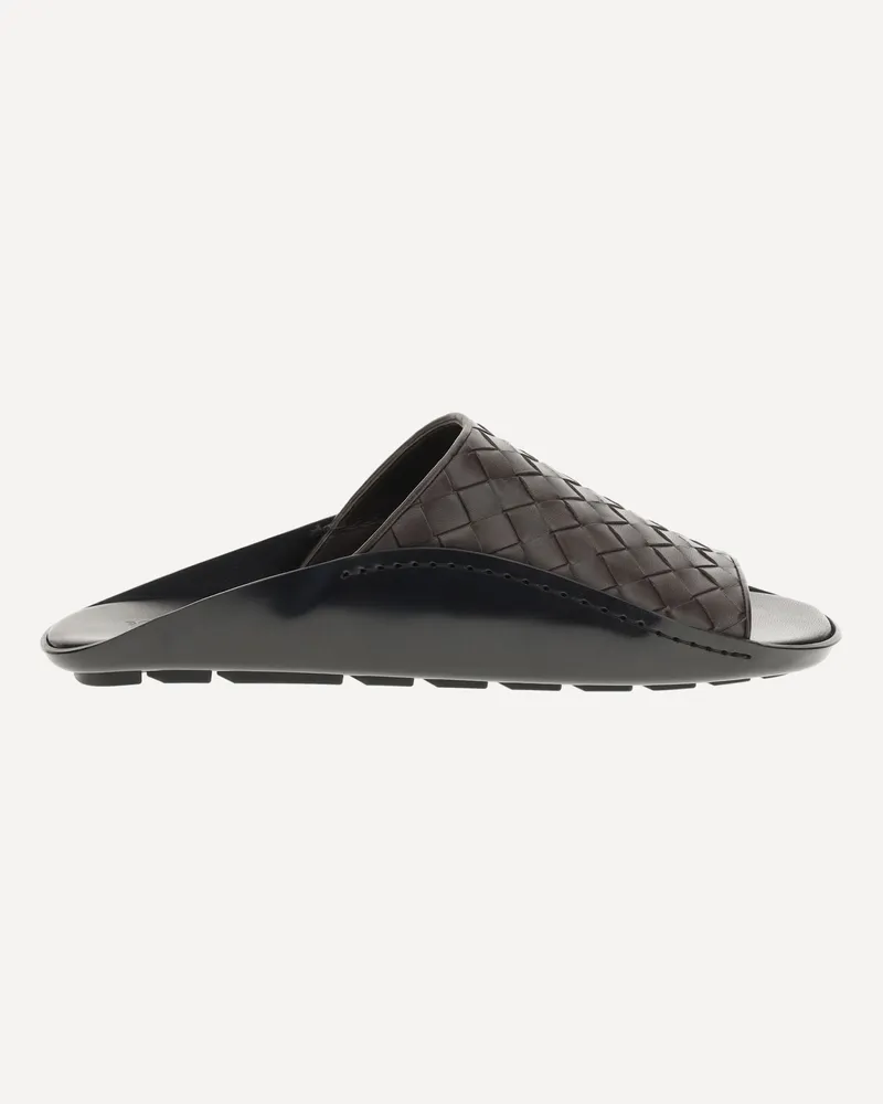 Bottega Veneta Wave Mule Sandals Male Brown