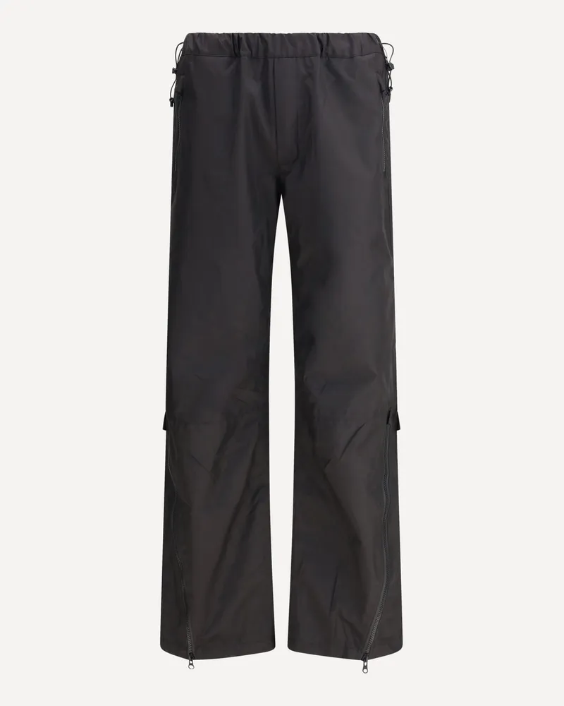 GR10K Field Zip Pants in Waxed Cotton Male Black