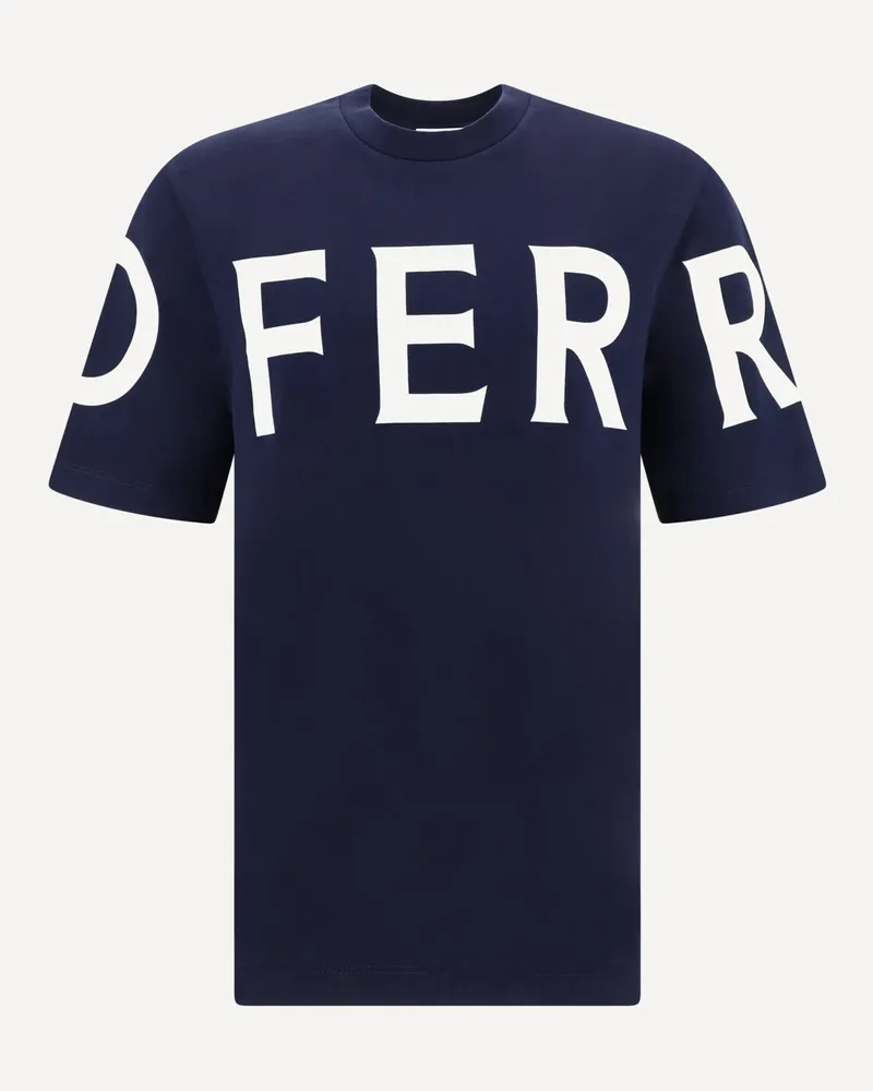 Ferragamo T-Shirt Male Blue