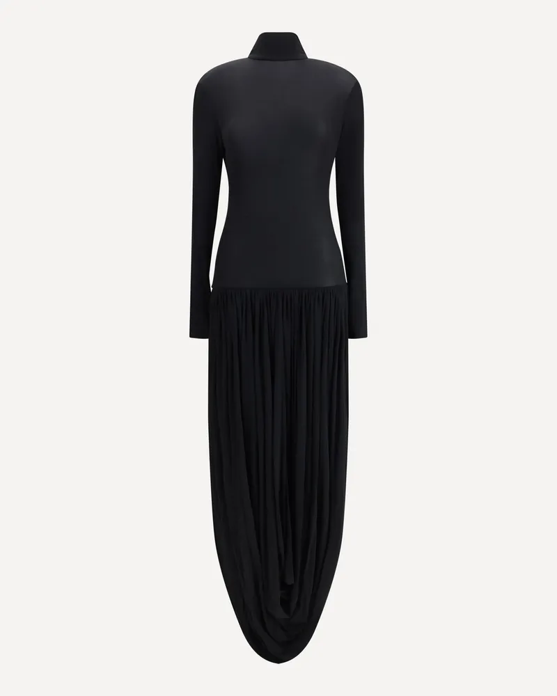 Magda Butrym Long turtleneck Dress Female Black
