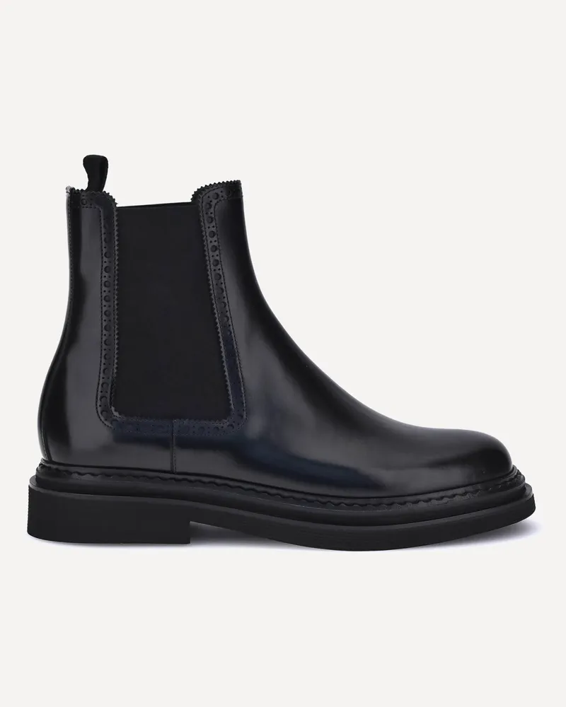 Dolce & Gabbana Chelsea Ankle Boots Male Black