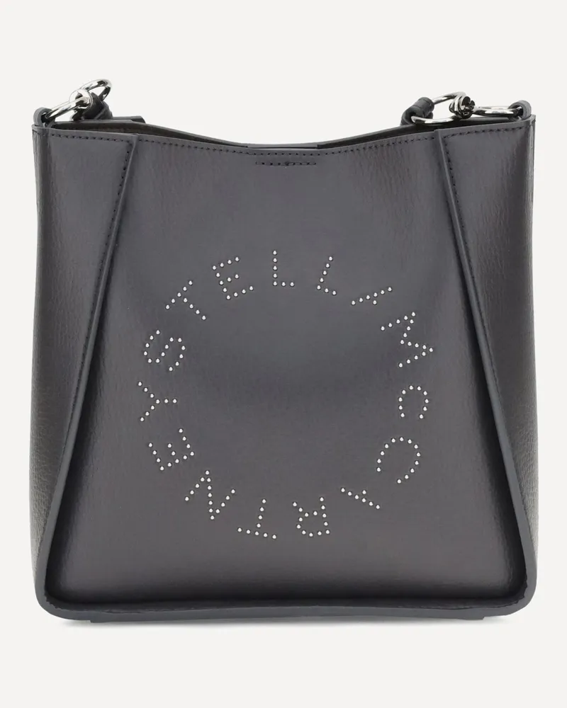 Stella McCartney Logo Shoulder Bag Female Grey