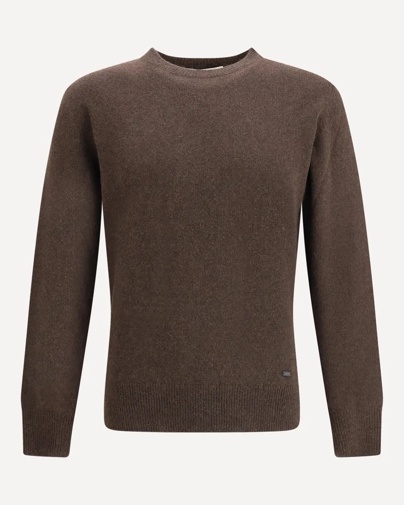 Brooksfield Alpaca Sweater Male Brown
