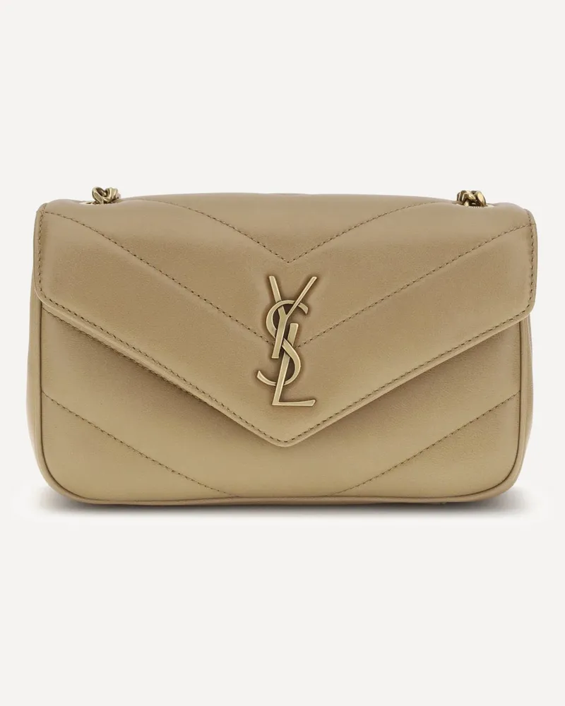 Saint Laurent Lou Lou Shoulder Bag Female Beige
