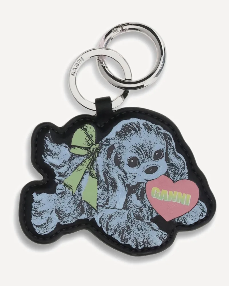 Ganni Puppy Keychain Female Multicolour