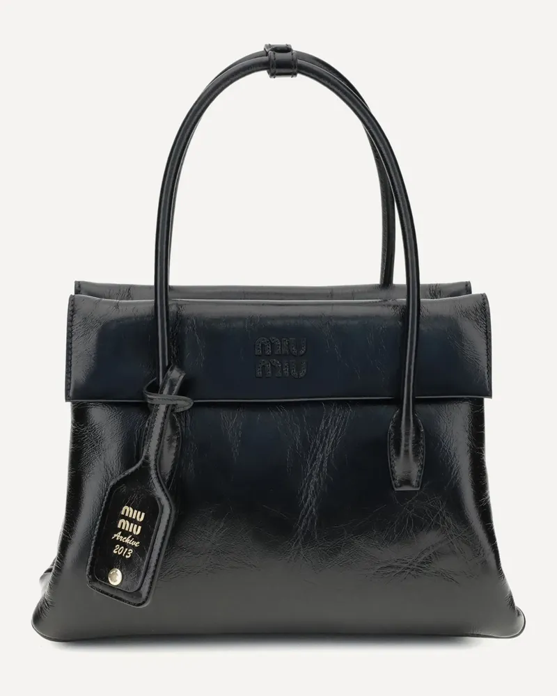 Miu Miu Solitaire Handbag Female Black