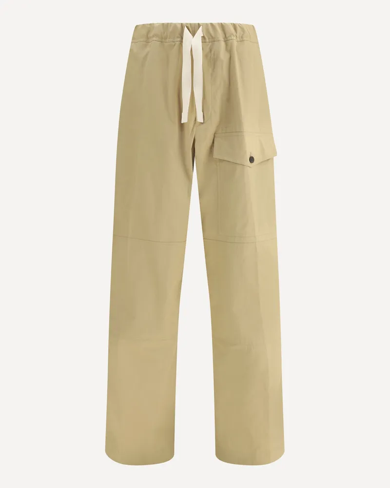 Dries van Noten Cotton Pants Male Beige