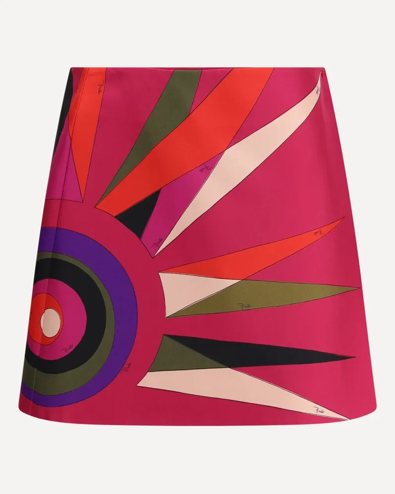 Emilio Pucci Silk Skirt Female Multicolour