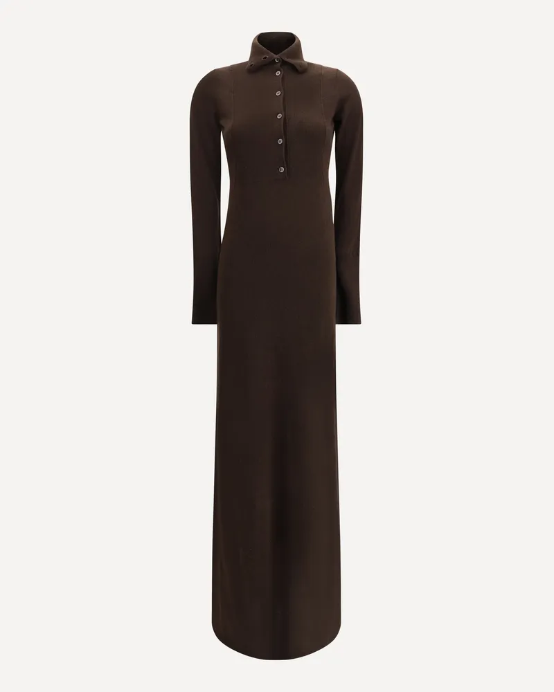 Tom Ford Long knit Dress Female Brown