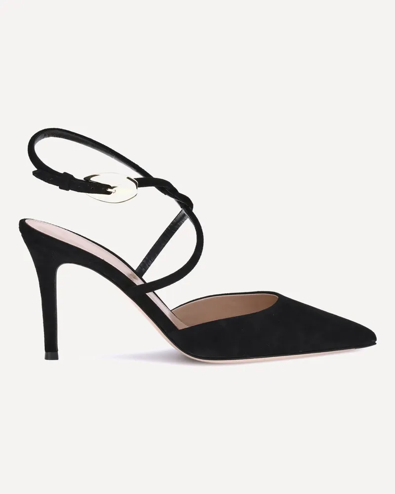 Gianvito Rossi Suede Pums Female Black