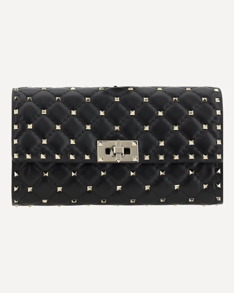 Valentino Garavani Spike Rockstud Shoulder Bag Female Black