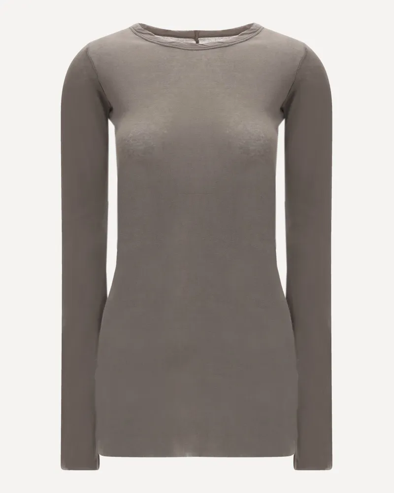 Rick Owens Cotton long sleeve Jersey Female Brown
