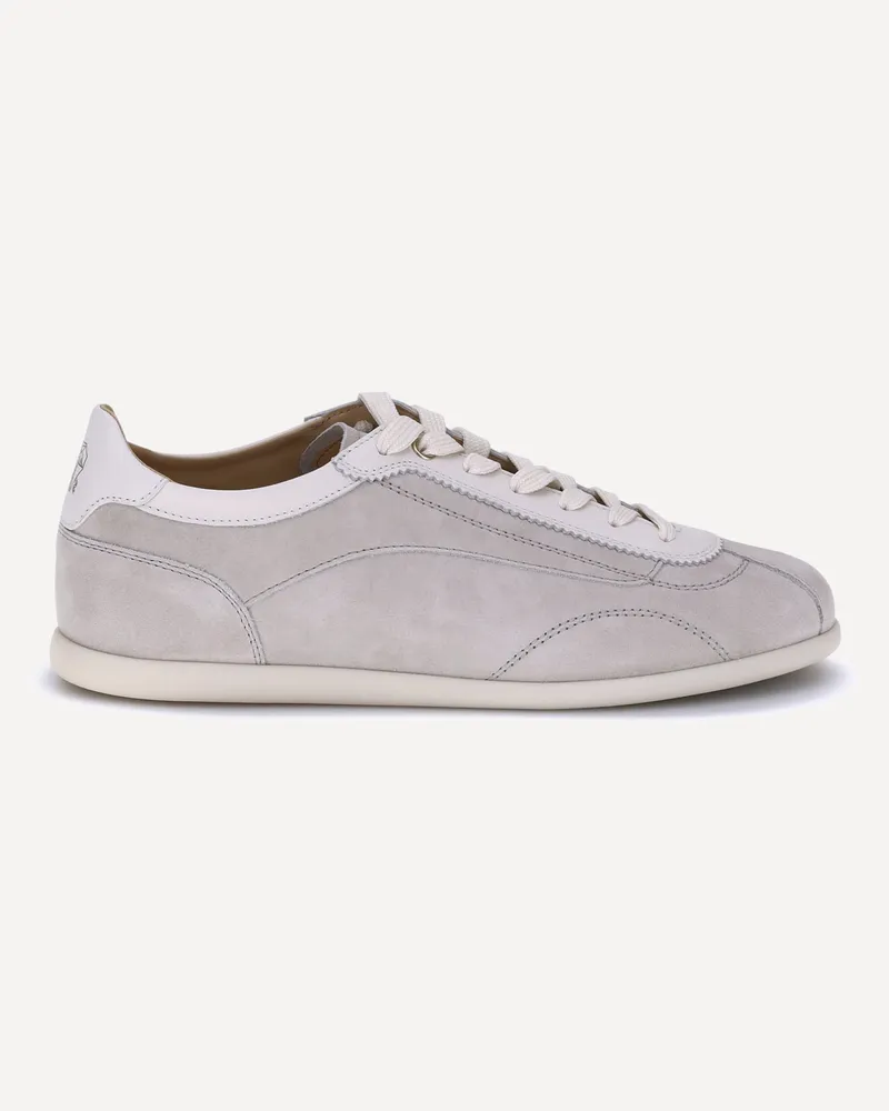 Brunello Cucinelli Suede leather Sneakers Male Grey