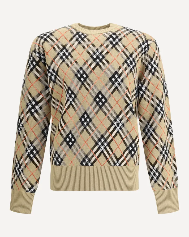 Burberry Archive Check wool Sweate Male Multicolour