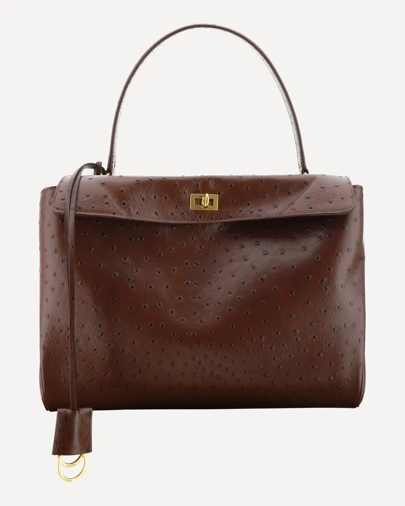 Balenciaga Rodeo Medium Shoulder Bag Female Brown