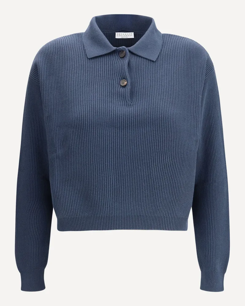 Brunello Cucinelli Knit Sweater Female Blue