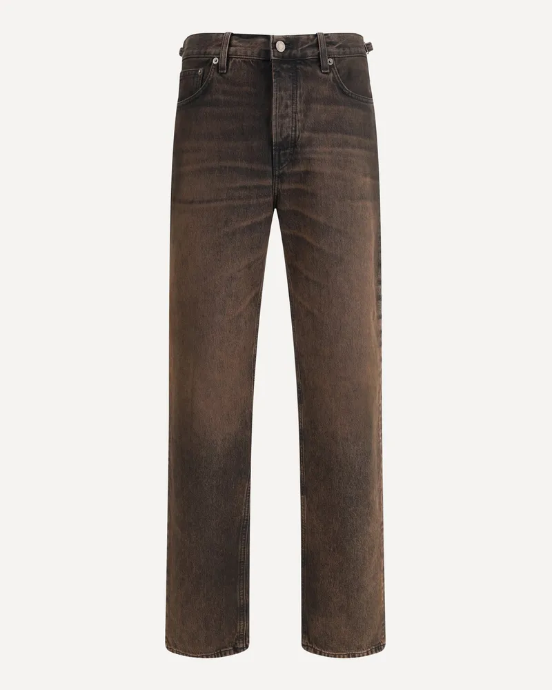 Haikure Loose Jeans Male Brown