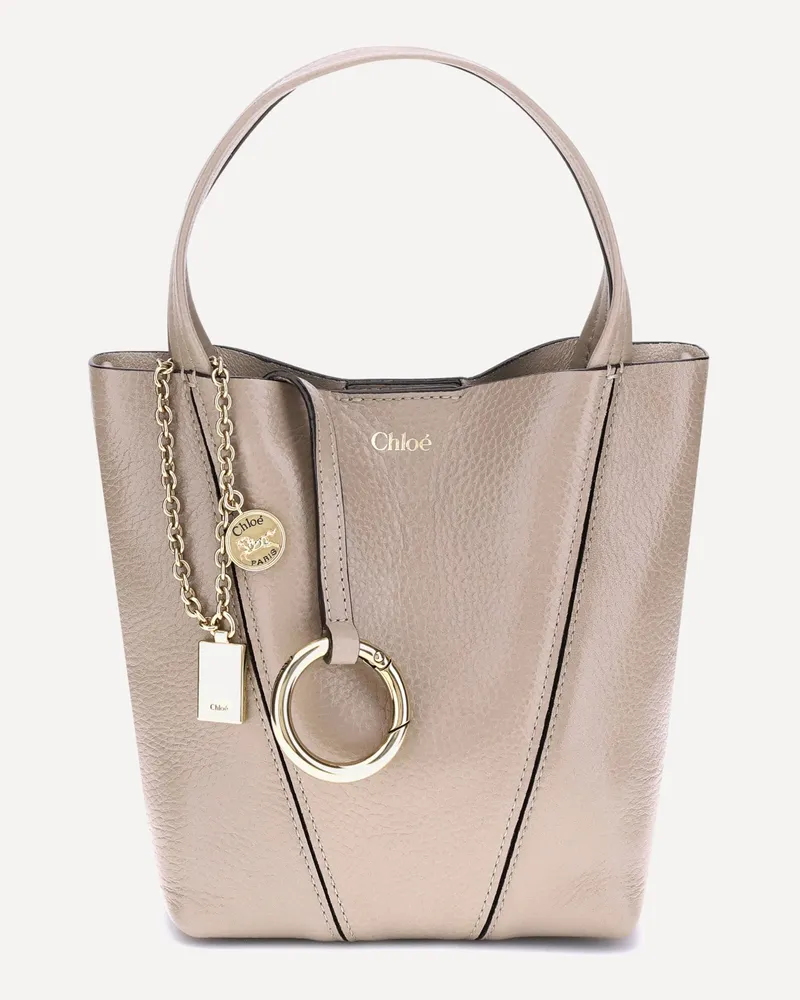 Chloé Spin Shoulder Bag Female Beige